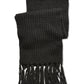 Steven Madden Men's Chunky Knit Scarf Black One Size