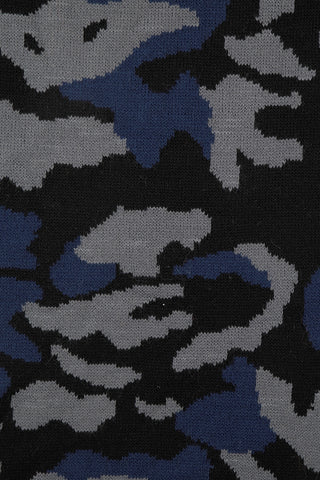 Steve Madden Men's Camo Scarf Blue One Size