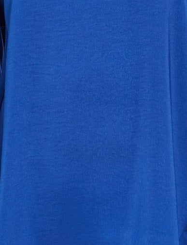 Michael Kors Women'ss Blue Long Sleeve Crew Neck Blouse Size: M Blue Size Medium