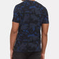 Kenneth Cole York Men's Camouflage T-Shirt Blue Size Large