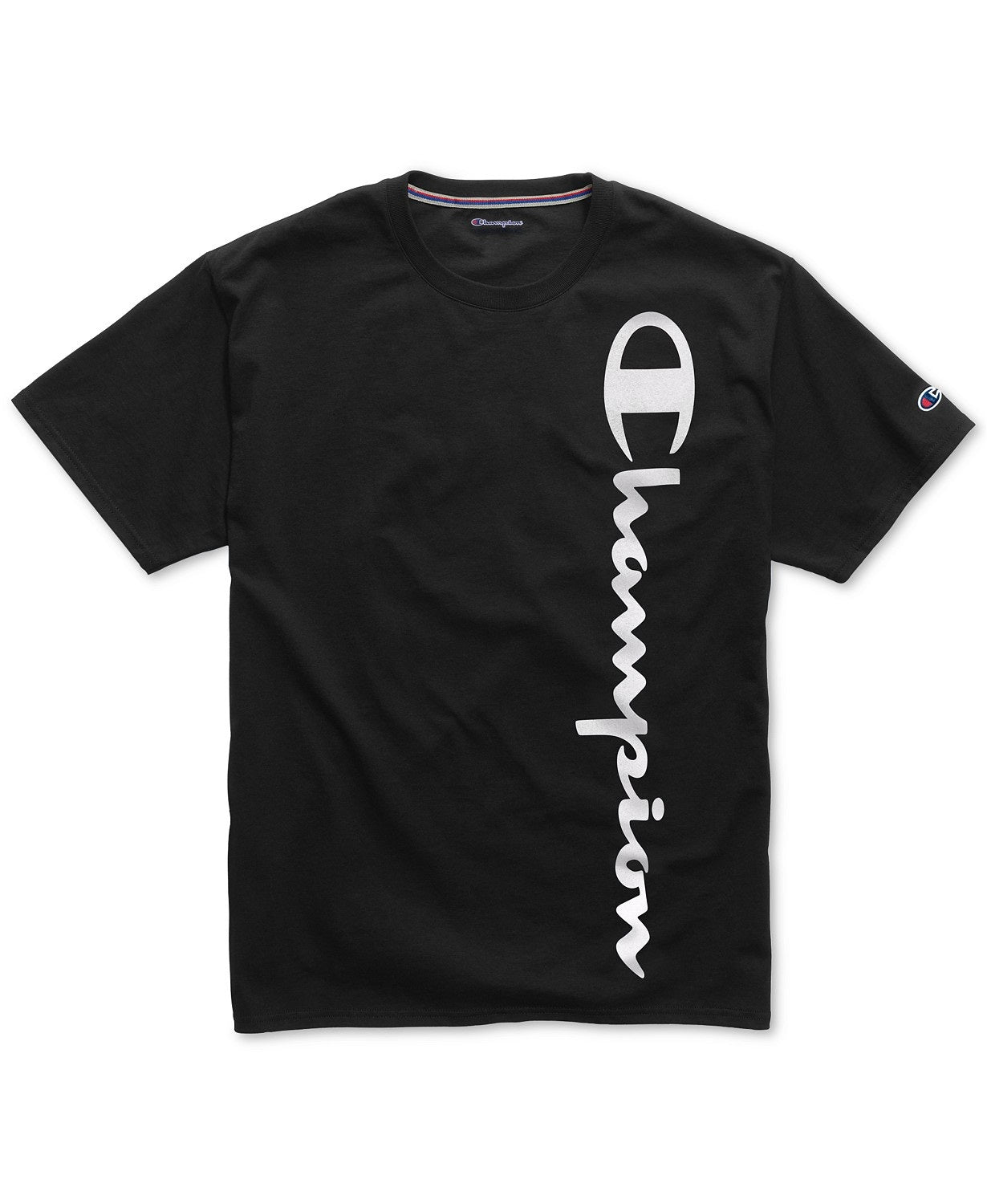 Champion Men's Cotton Pajama T-Shirt Black Size Large