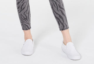 Tinseltown Juniors' Zebra-Print Skinny Jeans Gray Size 11