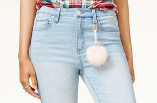 Tinseltown Juniors' High Rise Skinny Jeans Brightblue Size 9