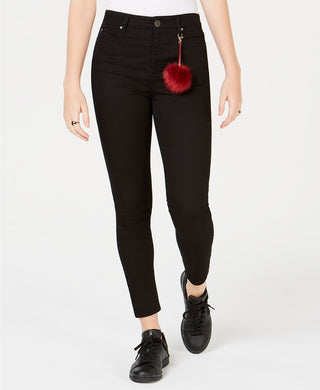 Tinseltown Women's High Rise Skinny Jeans Black Size 1