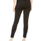 Tinseltown Juniors' Topson Faux-Leather Leggings With Ponte-Knit Back Black Size Medium