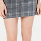 Tinseltown Juniors' Printed-Denim Mini Skirt Black Size 9