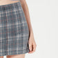 Tinseltown Juniors' Printed-Denim Mini Skirt Black Size 3