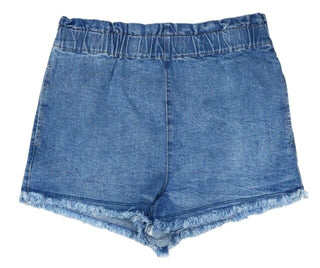 Tinseltown Juniors' Frayed Denim Shorts Blue Size 3