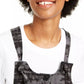 Tinseltown Juniors' Knotted Skirtall Black Size Large
