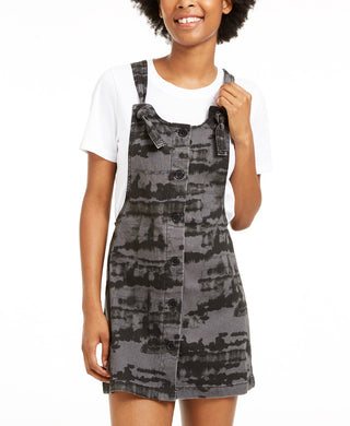 Tinseltown Juniors' Knotted Skirtall Black Size X-Large