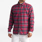 The North Face Men's ThermoCore Plaid Shirt Red Size Small