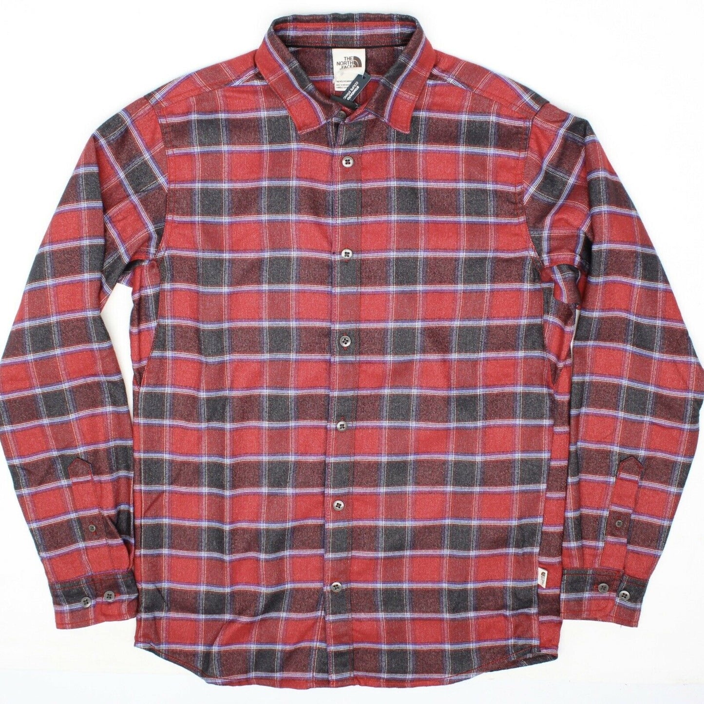 The North Face Men's ThermoCore Plaid Shirt Red Size Small