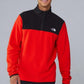 The North Face Men's Tka Glacier Quarter Zip Fleece Pullover Red Size Small
