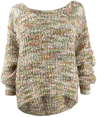 Free People Women's Highland V-Neck Sweater White Size Medium