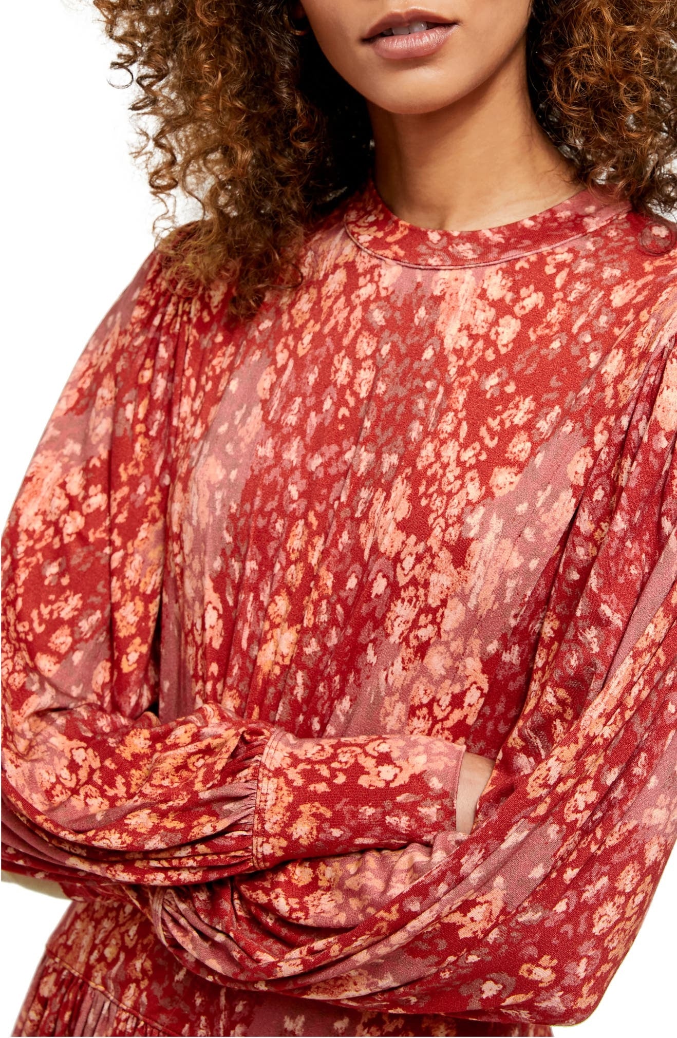 Free People Women's Heartbeats Mini Dress Red Size Medium