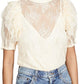Free People Women's Secret Admirer Blouse White Size Large