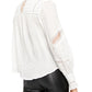 Free People Women's Emma Balloon-Sleeve Blouse Natural Size Large