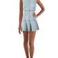 Free People Women's Alex Chambray Minidress Navy Size 10