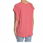 Free People Women's Halo Tee Size Small Coral Pink Size Small