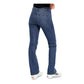 Free People Women's Eva Lace-Up Bootcut Jeans Blue Size 25