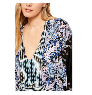 Free People Women's Mix N Match Blouse Black Size X-Small