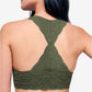 Free People Women's Galloon Racerback Bralette Green Size Extra Small