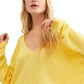 Free People Women's Santa Clara Thermal Top Yellow Size X-Small