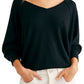 Free People Women's Santa Clara Thermal Top Black Size Medium