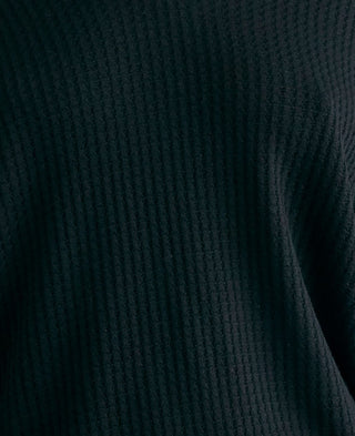 Free People Women's Santa Clara Thermal Top Black Size Medium