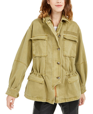 Free People Women's Seize The Day Jacket Size  Green Size Large