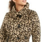 Madden Girl Juniors' Drama Skirted Coat Brown Size Extra Large