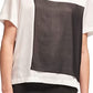 DKNY Women's Colorblocked Sweater White Size X-Large