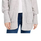 Pink Rose Junior's Open Front Cardigan Grey - Size Small