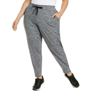 Calvin Klein Women's Plus Size Jogger Pants Gray Size 3X