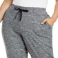 Calvin Klein Women's Plus Size Jogger Pants Gray Size 3X