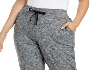 Calvin Klein Women's Plus Size Jogger Pants Gray Size 3X