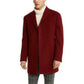 Calvin Klein Men's Prosper X-Fit Overcoat Red Size 46
