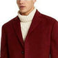 Calvin Klein Men's Prosper X-Fit Overcoat Red Size 46