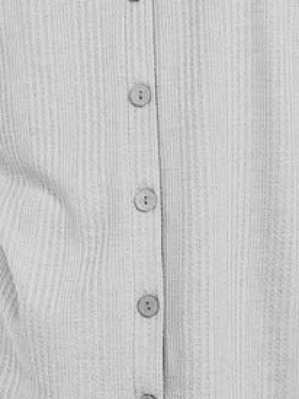 Pink Rose Hippie Rose Juniors' Textured Button-Front Top Gray Size Large