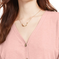 Hippie Rose Juniors' Tie-Front Button-Up Top Pink Size Large