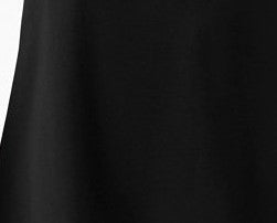 Monteau Petite Women's Scalloped-Neck Fit & Flare Dress Black Size Large