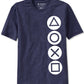 Playstation Buttons Men's Graphic T-Shirt Navy Size Extra Large