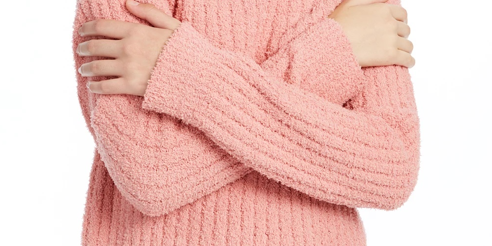 Almost Famous Crave Fame Juniors' Ribbed Cropped Sweater Red Size X-Small