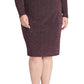 Rachel Rachel Roy Women's Trendy Plus Size Sparkle-Knit Halter Dress Purple Size 14