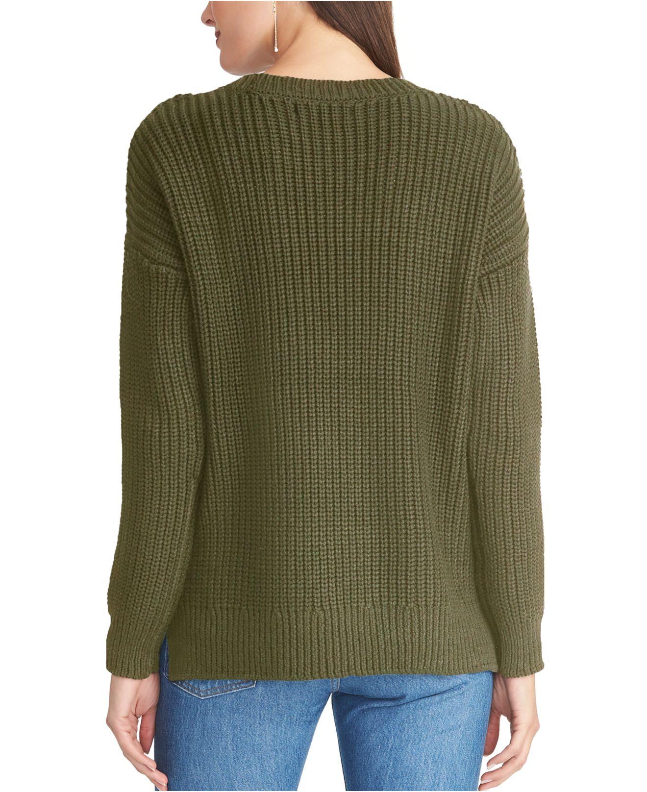 Rachel Roy Women's Textured Sweater Green Size Large
