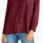 Rachel Roy Women's Button-Front Shirt Purple Size Small