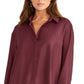 Rachel Roy Women's Button-Front Shirt Purple Size Medium