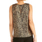 Rachel Roy Women's Aline Sequin Top Dark Yellow Size X-Large