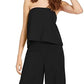 Rachel Roy Women's Isla Strapless Jumpsuit Black Size Extra Large
