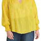 Rachel Rachel Roy Women's Plus Size Lulu Blouse Med Yellow Size 2X
